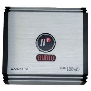 HF-3000.1D Amplificador 3000 Watts 1500 Rms Con 1 Canal Clase D Con Control Remoto HF Audio