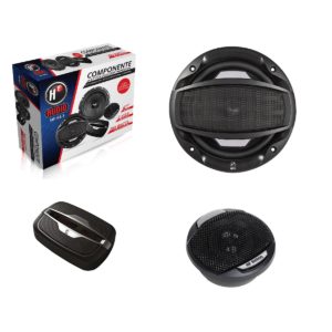 HF-66.5 Set De Medios 6.5 Pulgadas 280 Watts 140 Rms Con Crossover HF Audio
