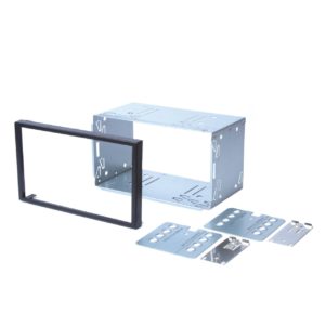 HF-CAJADD2 Accesorio Para Frente Estereo Universal Media Caja Met&aacute;lica 2 Din