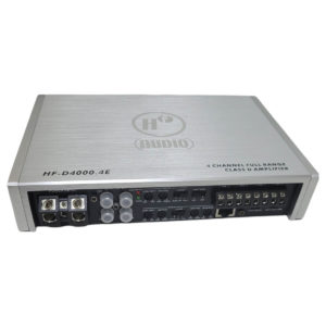 HF-D4000.4E Amplificador 4000 Watts 600 Rms Con 4 Canales Clase D HF Audio