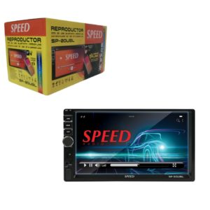 SP-20UBL Estéreo 2 Din Con Pantalla Táctil 7" Mp3 Aux SD Usb Bluetooth RGB Y Mirror Link Speed