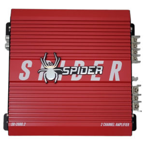 SR-2000.2 Amplificador 2000 Watts 450 Rms Con 2 Canales Clase A/B Spider