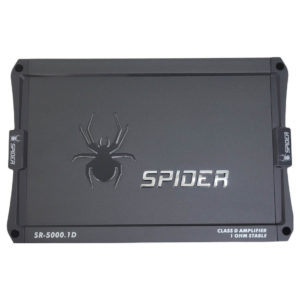 SR-5000.1D Amplificador 5000 Watts 2500W Rms Con 1 Canal Clase D Con Control Remoto Spider