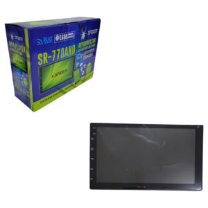 SR-770AND Est&eacute;reo 2 Din Con Pantalla T&aacute;ctil 7" Mp3 MP4 Usb SD Aux Bluetooth GPS y Android 8.1 Spider