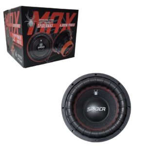 SR-SPIDERMAX Subwoofer 12 Pulgadas 4000 Watts 2000 Rms Doble Bobina Open Show Spider